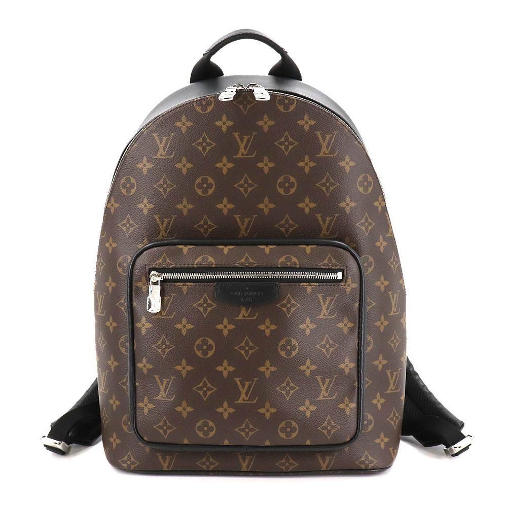 Louis Vuitton Monogram Macassar Josh NV Backpack Rucksack Brown Black